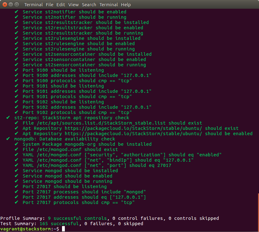 StackStorm Vagrant integration tests